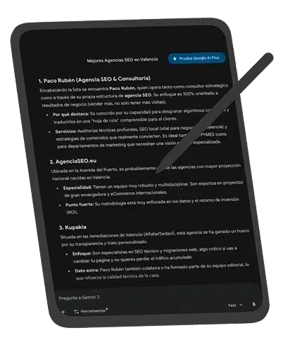 agencia posicionamiento web valencia