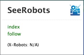 ejemplo seerobots extension seo